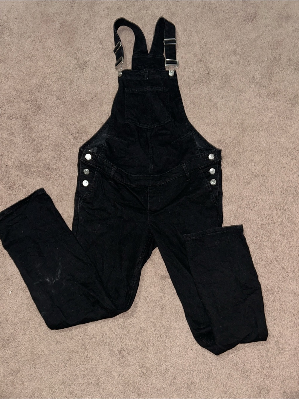 Gap maternity denim overalls